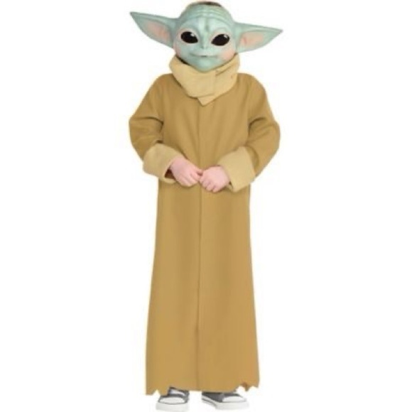 Star Wars Grogu Mandalorian  Kids Costume NWT toddler 3/4 - Picture 1 of 5
